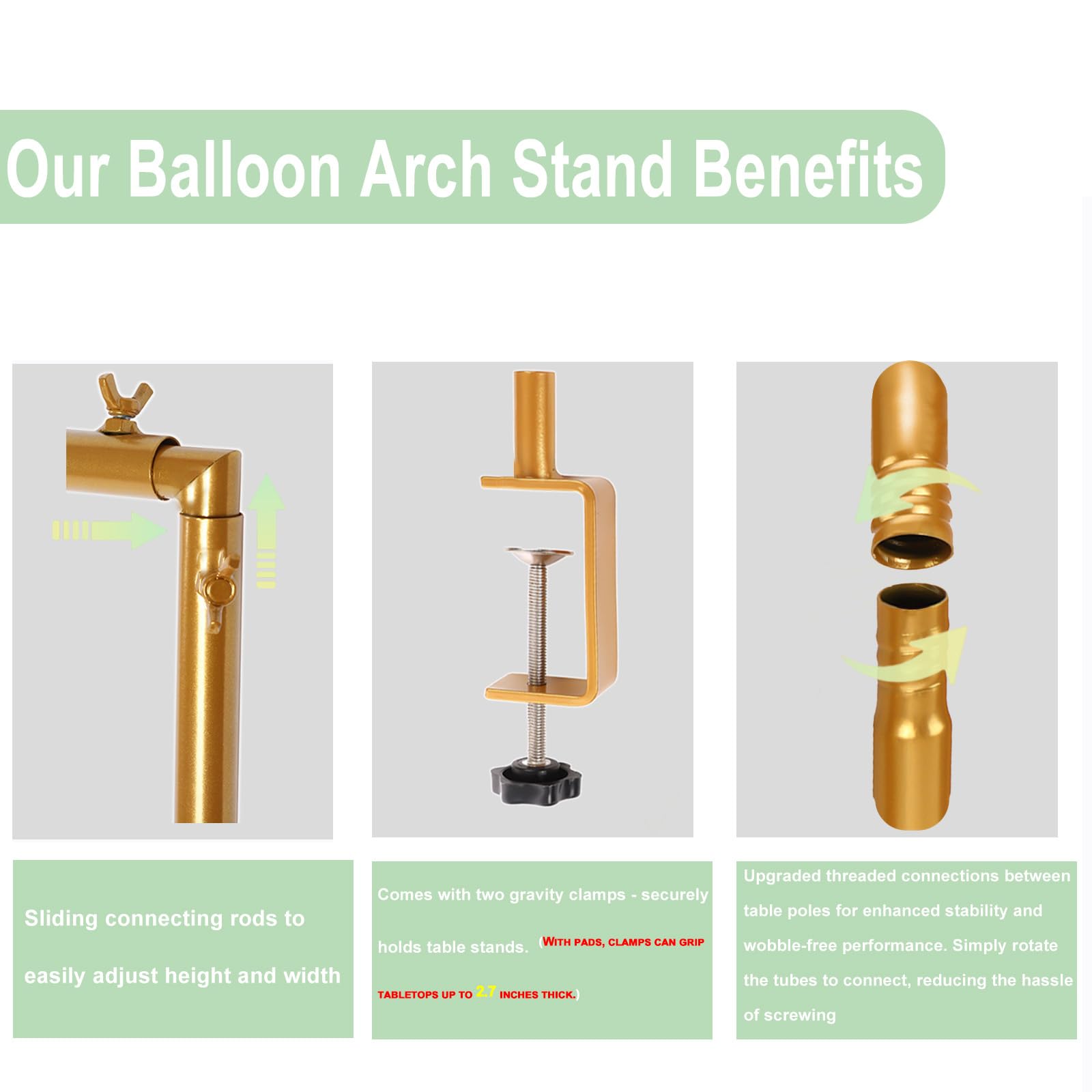 CJMYHOME indoor-outdoor decor rod stand versatile for both settings.