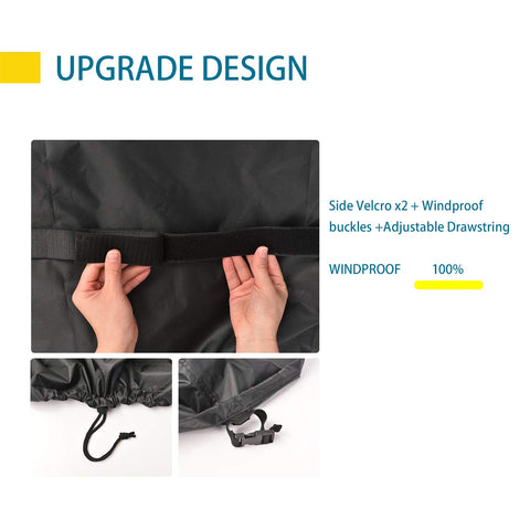CKCLUU heavy-duty 420D oxford fabric resists tears for long-term protection.