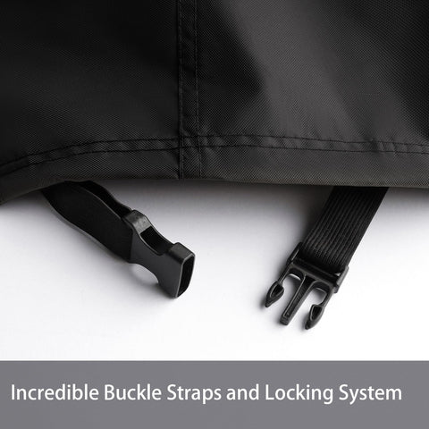 CKCLUU strap buckles and elastic hem ensure secure fit in windy conditions