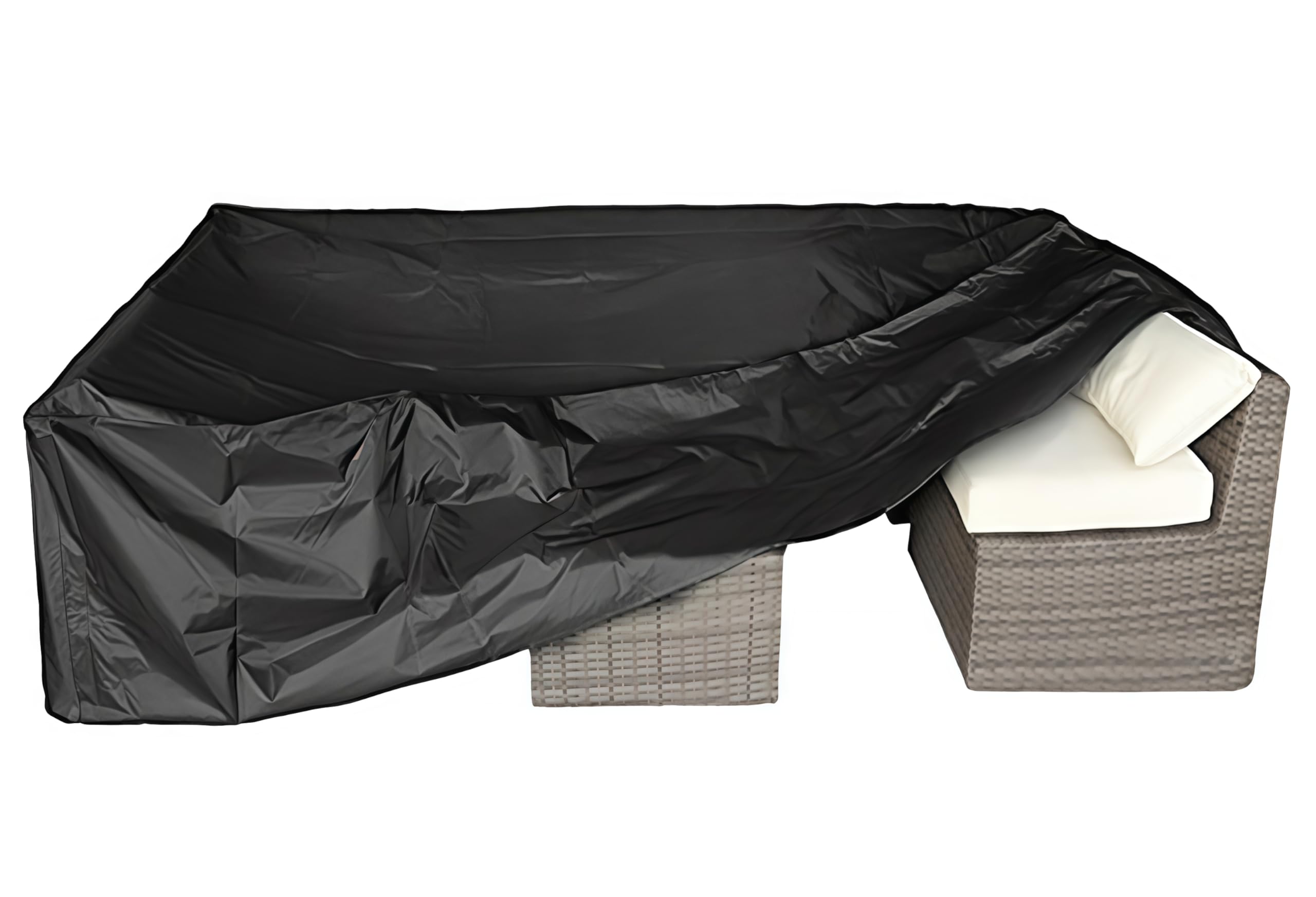 CKCLUU patio furniture set cover front view protects the full 315cm length