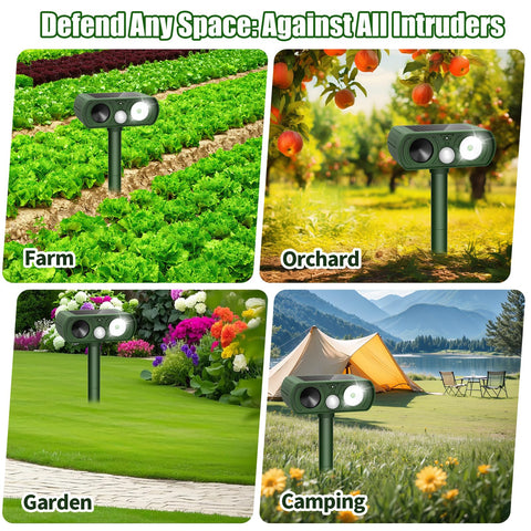 CKCOEO easy installation on trees fences or ground for flexible setup