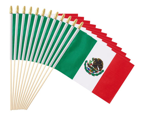 Ckexin Mexico flag, 5x8 inch, ideal for events and celebrations.