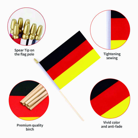 Ckexin 25-pack flags ready for group displays and ceremonies.