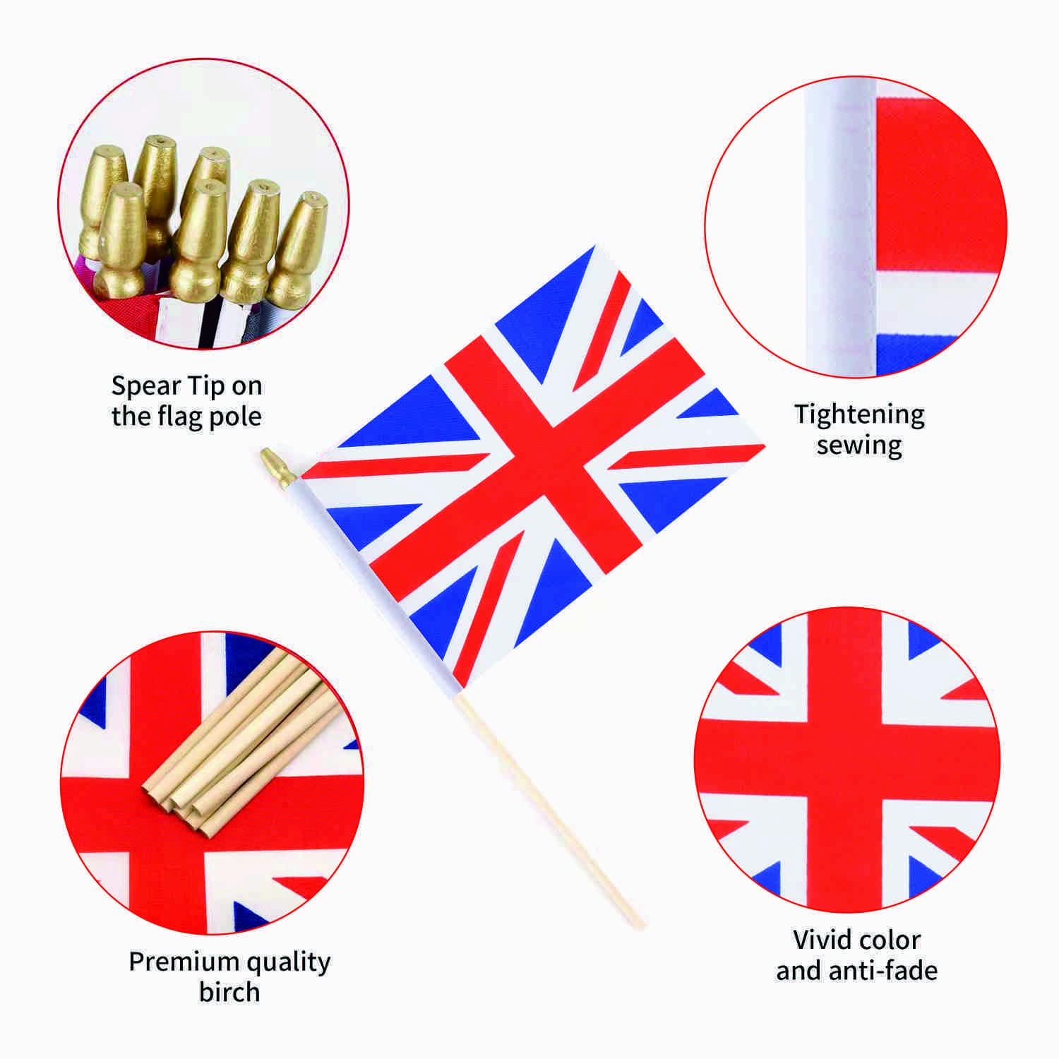 Ckexin polyester flags with rainproof and UV resistance