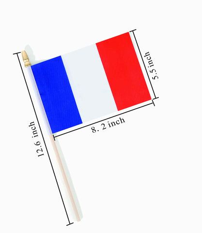 Ckexin France flag with double-sided printing showcased for celebrations.