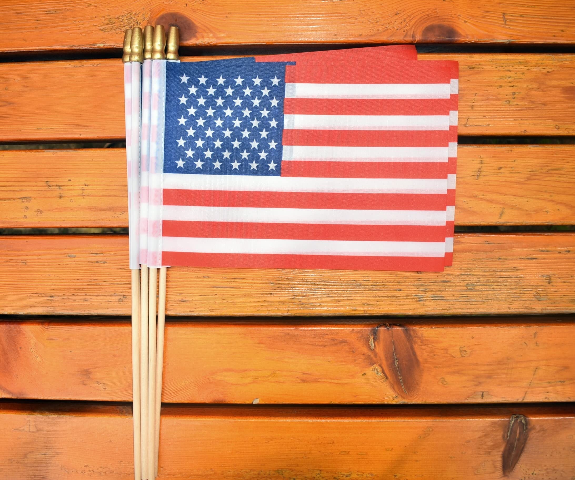 Ckexin handheld flag on stick for office desk display.
