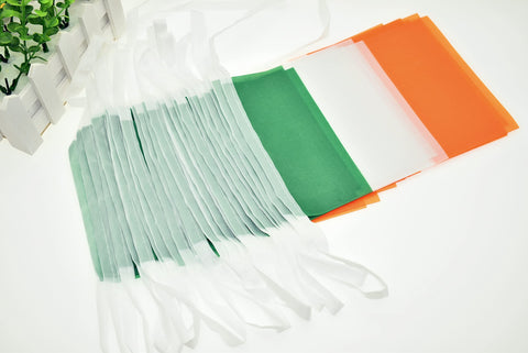 Bright Irish flags banner by Ckexin showing flag size 8.2x5.5 inches.