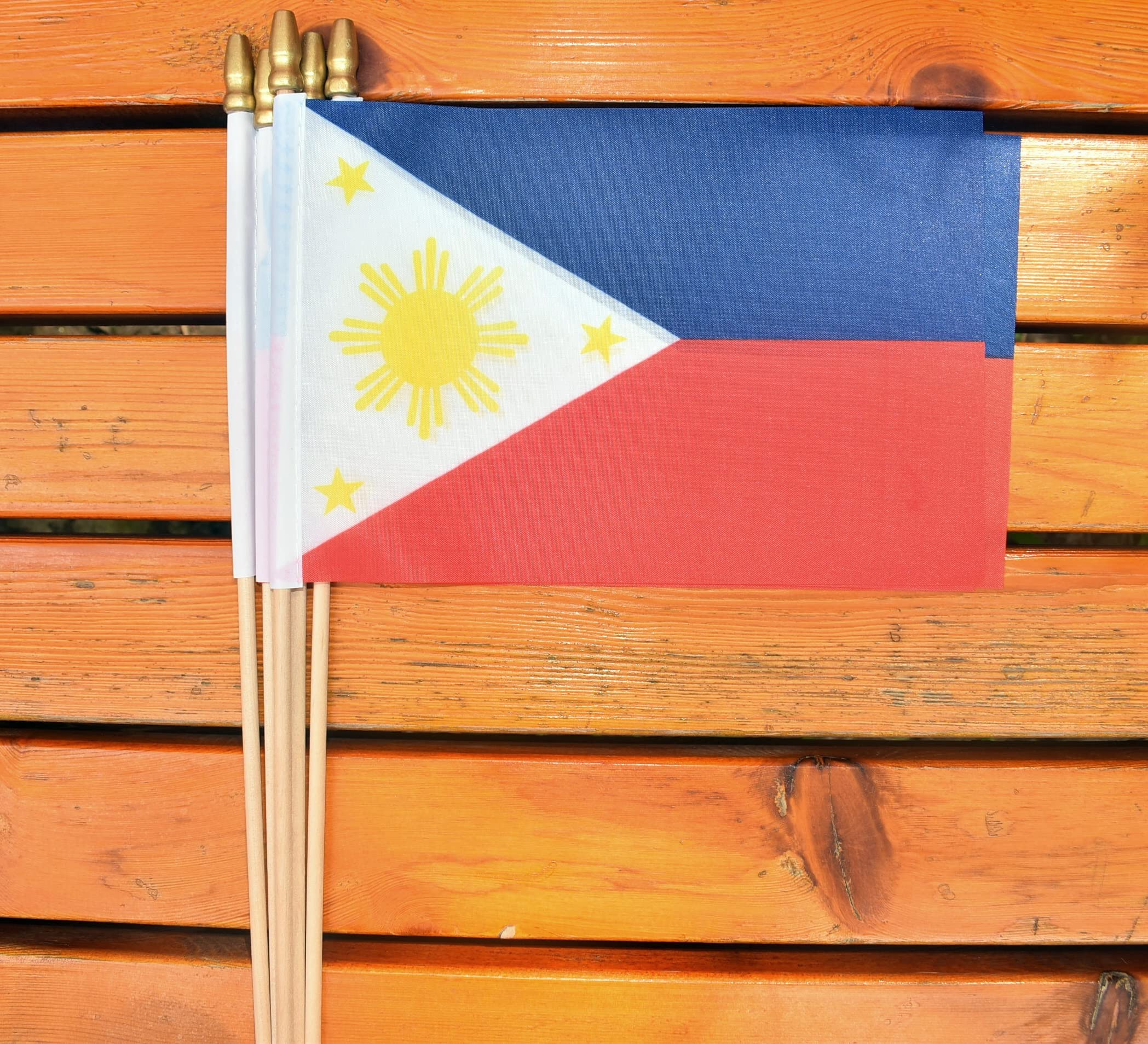 Ckexin Philippines flag with kid-safe spear tip for safe handling.
