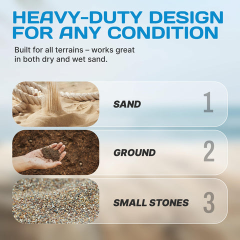 CKG beach accessory sifter supports quick searches for coins and shells