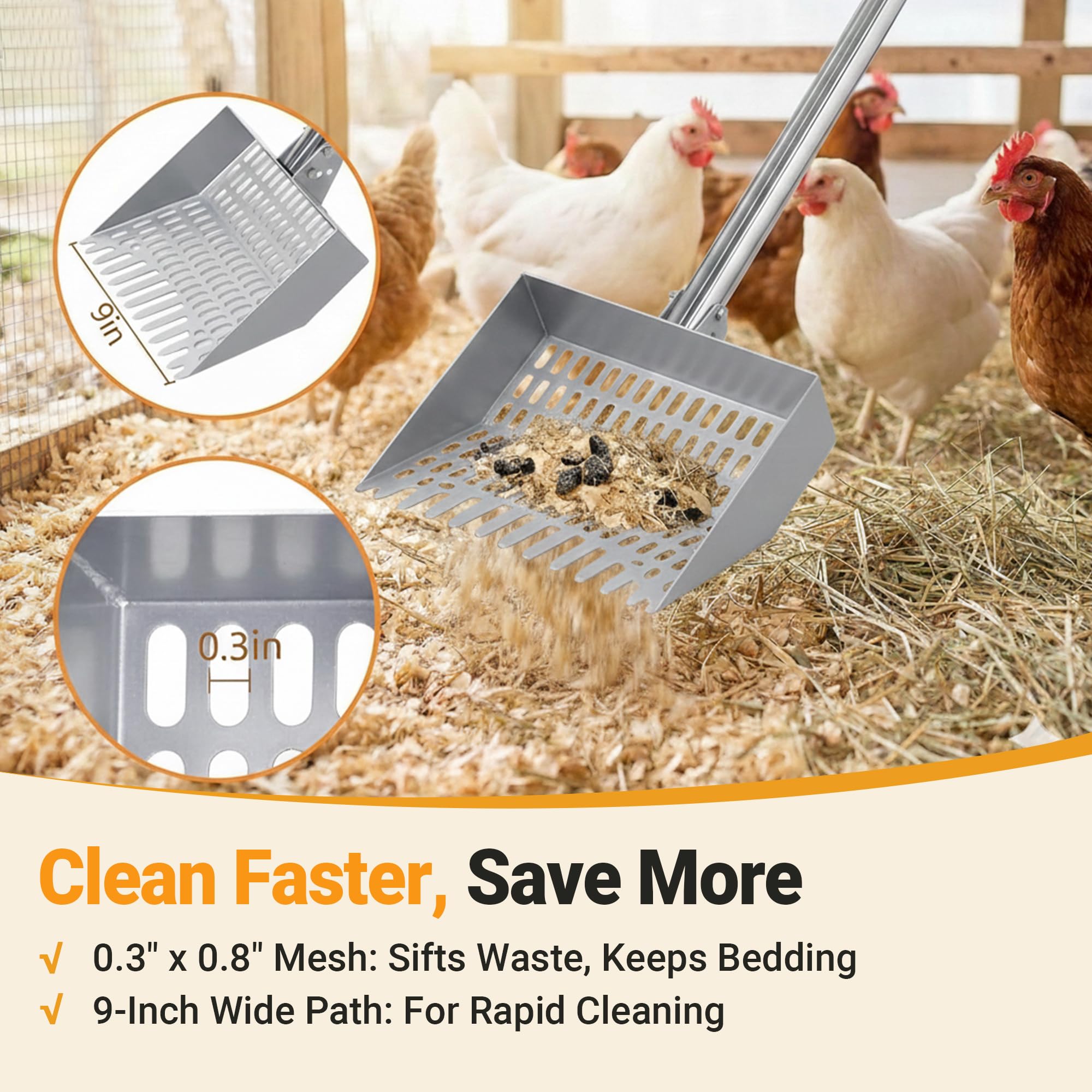CKLT Precision Mesh Head lets waste separate from bedding