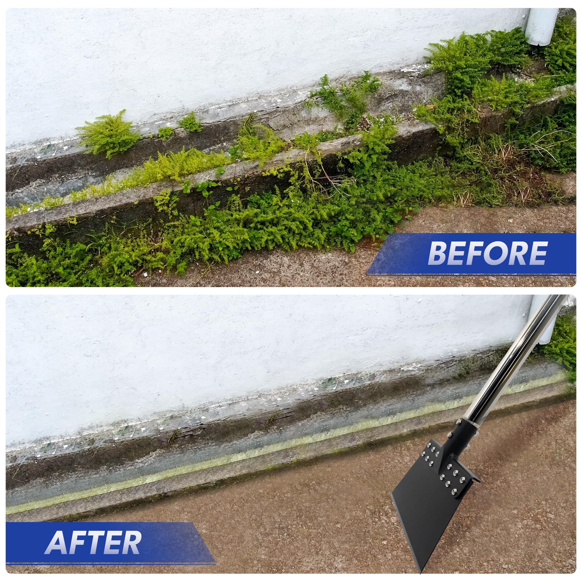 CKLT concrete crack cleaning with sharp blade for precise edging