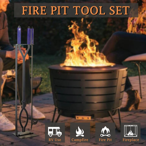 CKLT serrated claws fire tongs grip varied logs easily