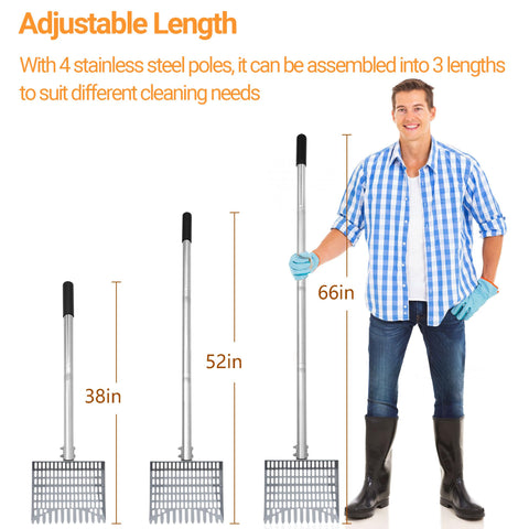 CKLT Multipurpose Coop Cleaning Tool for sand sifting