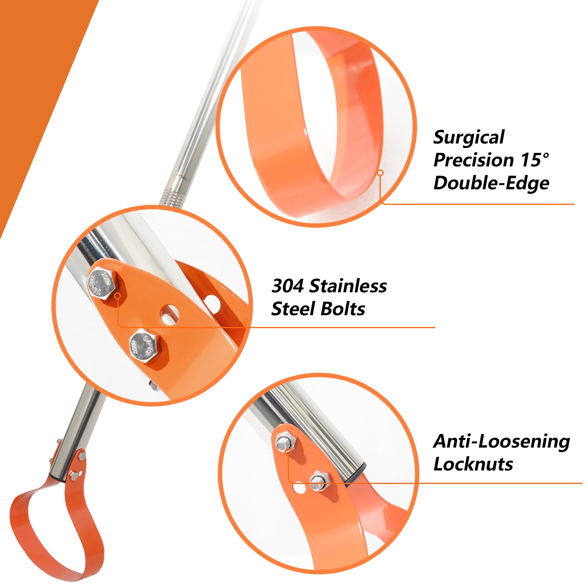 CKLT stirrup hoe easy cleaning after use in any yard