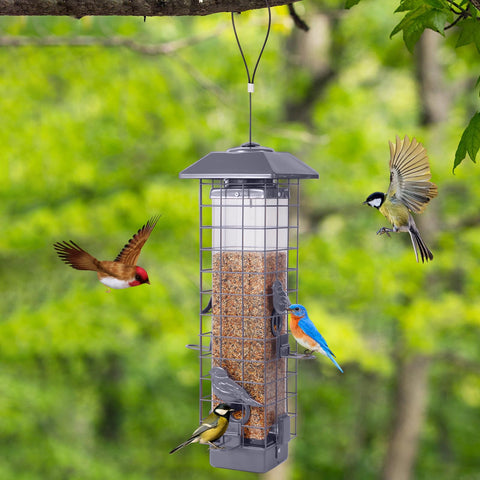 Ckoytals bottom seed catcher helps keep the yard tidy