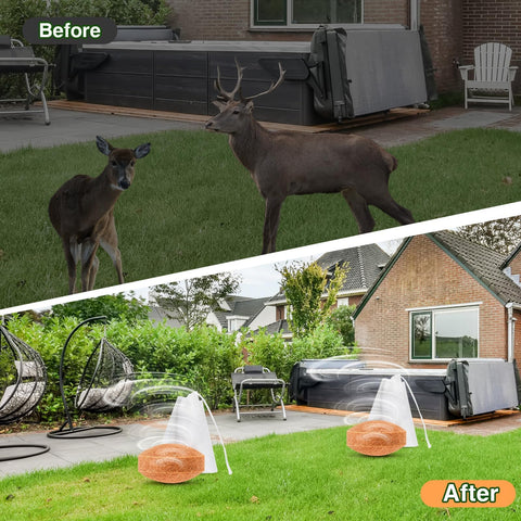 CKUKARM 120 sq ft coverage visual for garden protection