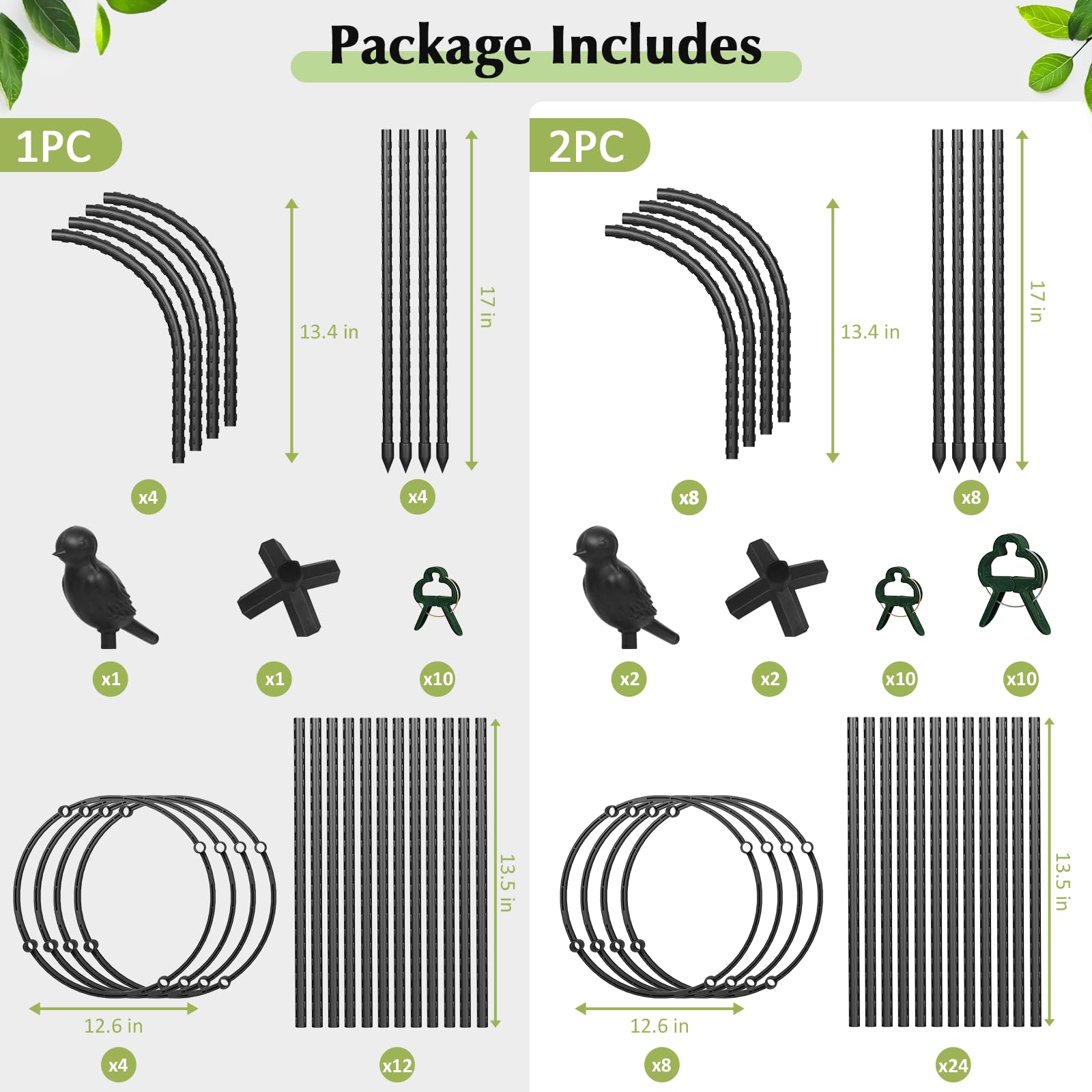 CL FUN Compact Sturdy Trellis stays upright under heavy fruit loads.