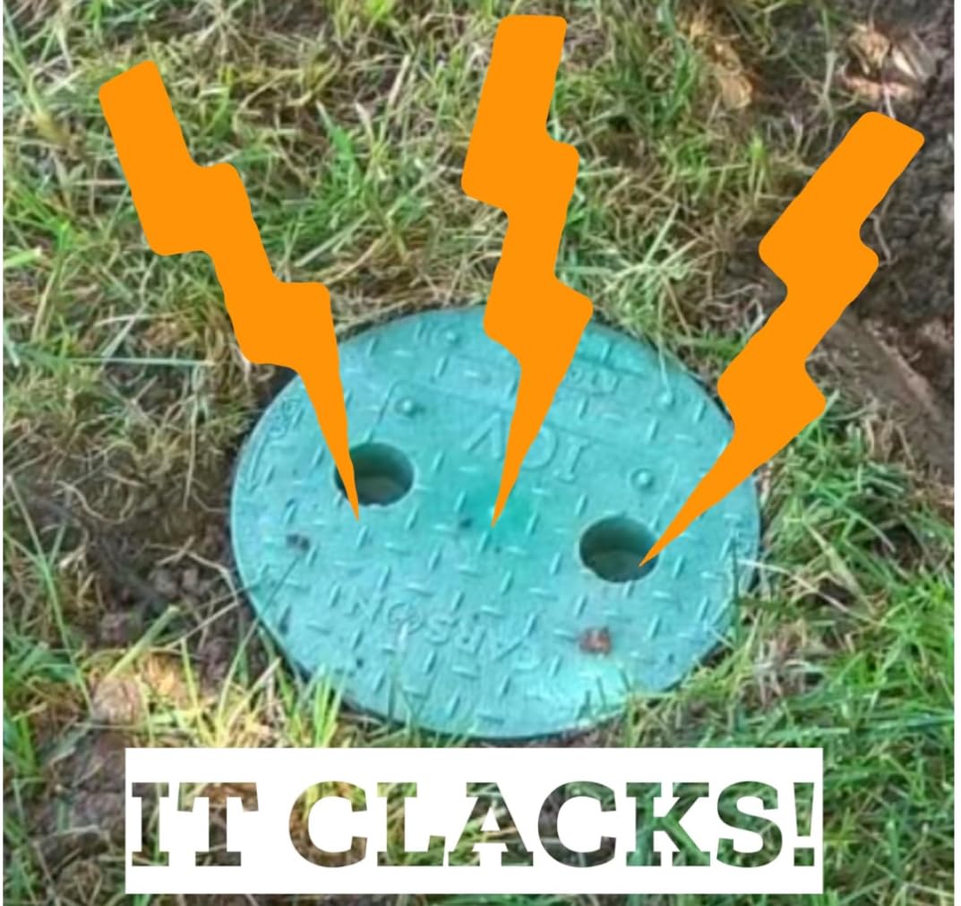 Clackee Pro V2.1 in-use testing shows locating buried valve.