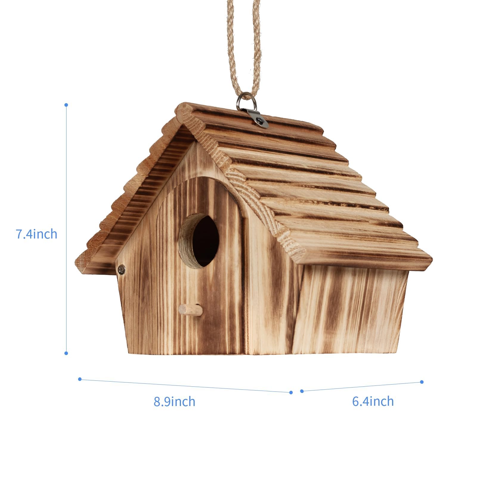 CLACKIBUKVYZ bluebird habitat, one-piece design for effortless hanging