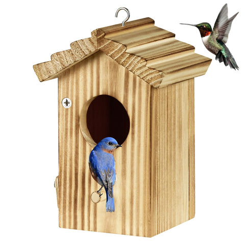 CLACKIBUKVYZ hummingbird house gift idea for bird lovers and gardeners