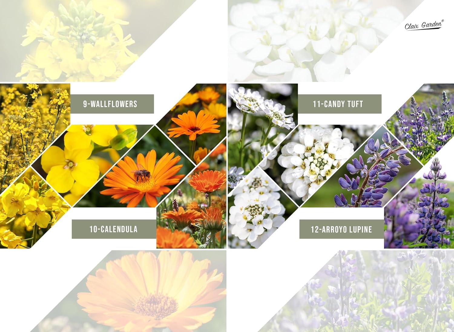 Claix Garden USA-made mix designed for easy growing in homes.