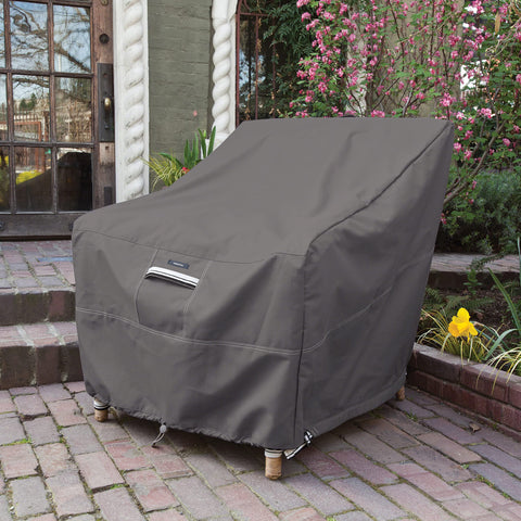Laminated backing adds water resistance for Ravenna covers.
