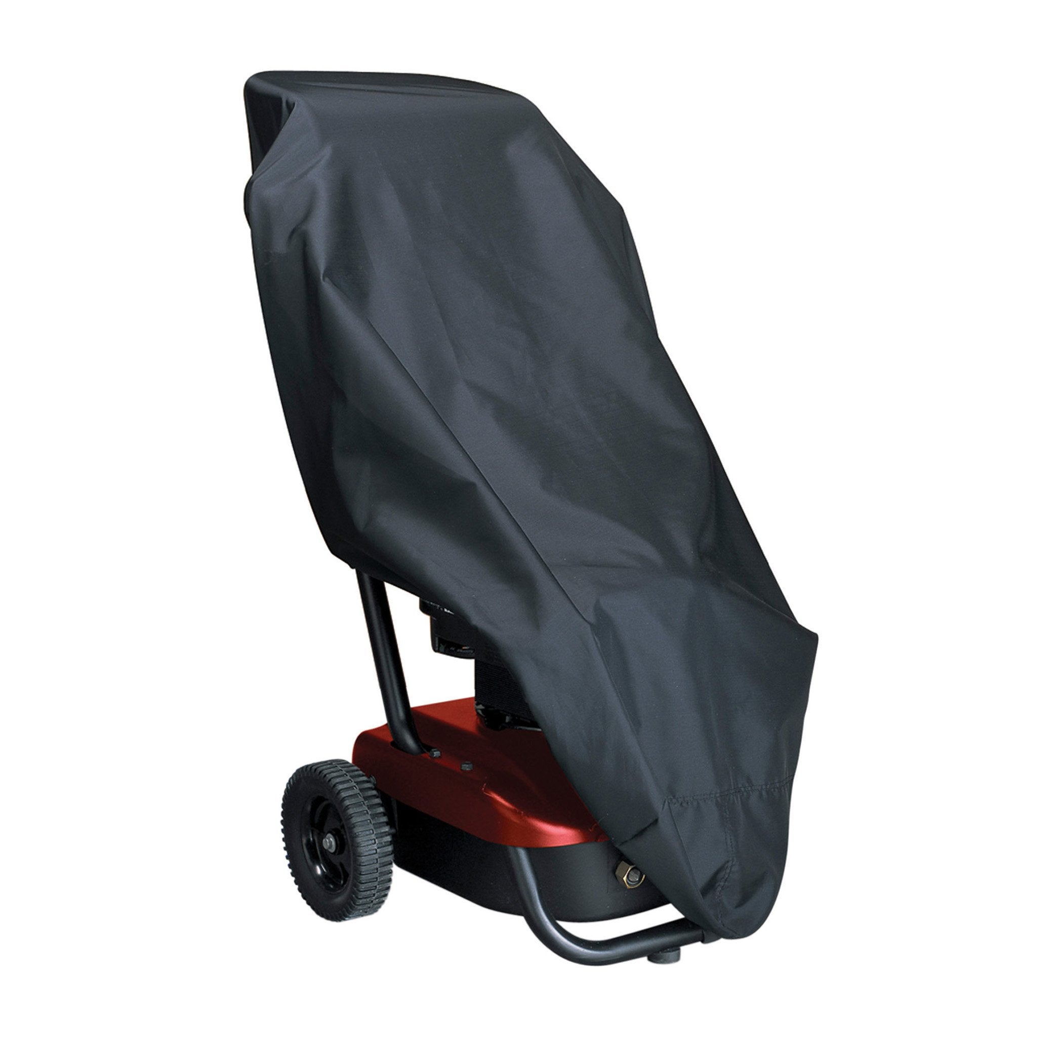 Classic Accessories pressure washer cover with integrated storage bag for compact storage