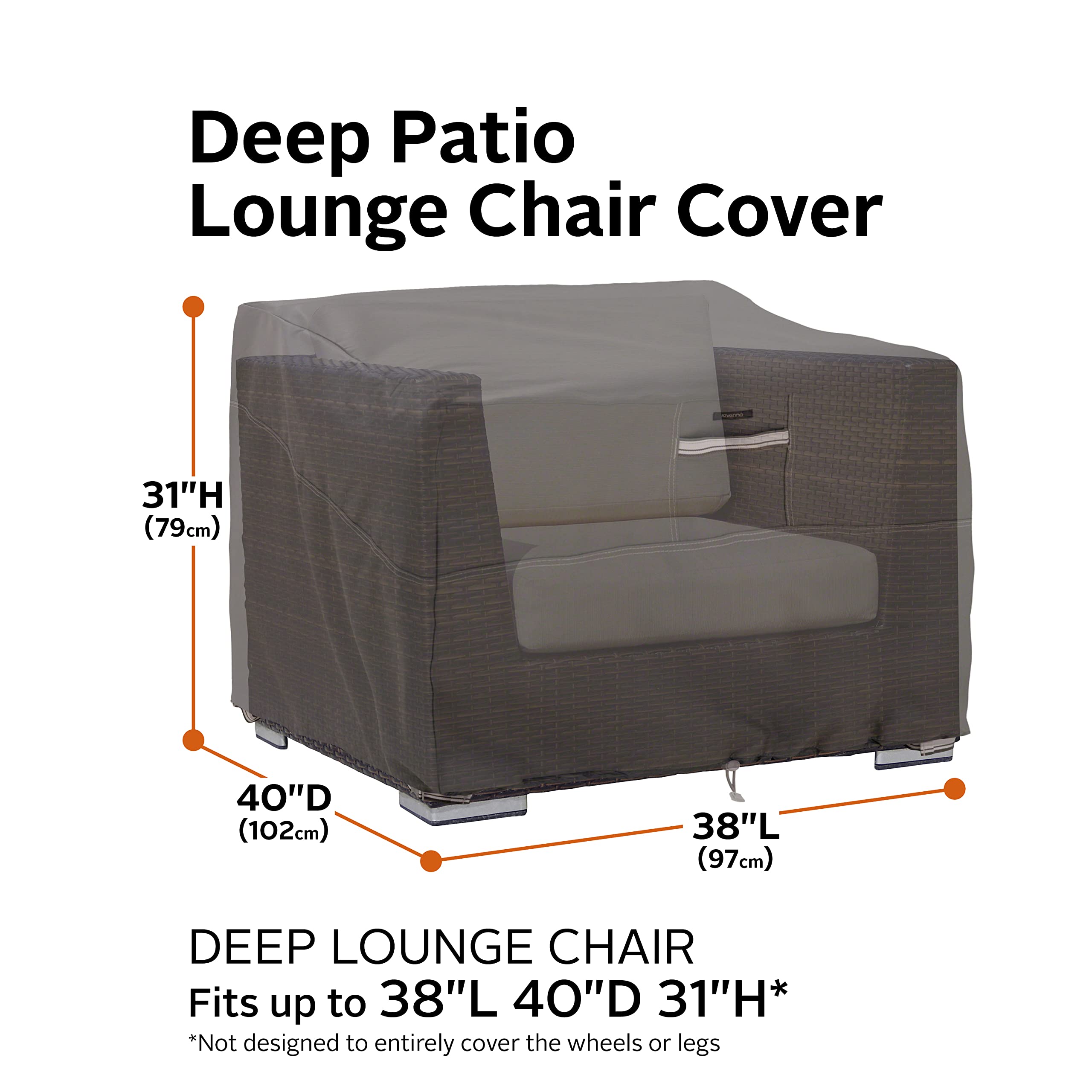 Classic Accessories Ravenna fabric detail Gardelle One showcases durable exterior and UV protection for longevity.