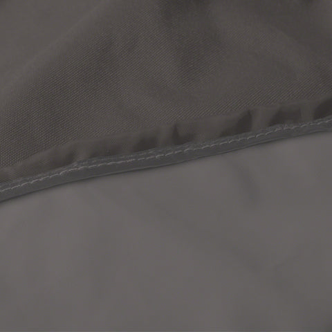 Reinforced padded handles on Ravenna cover enable easy removal