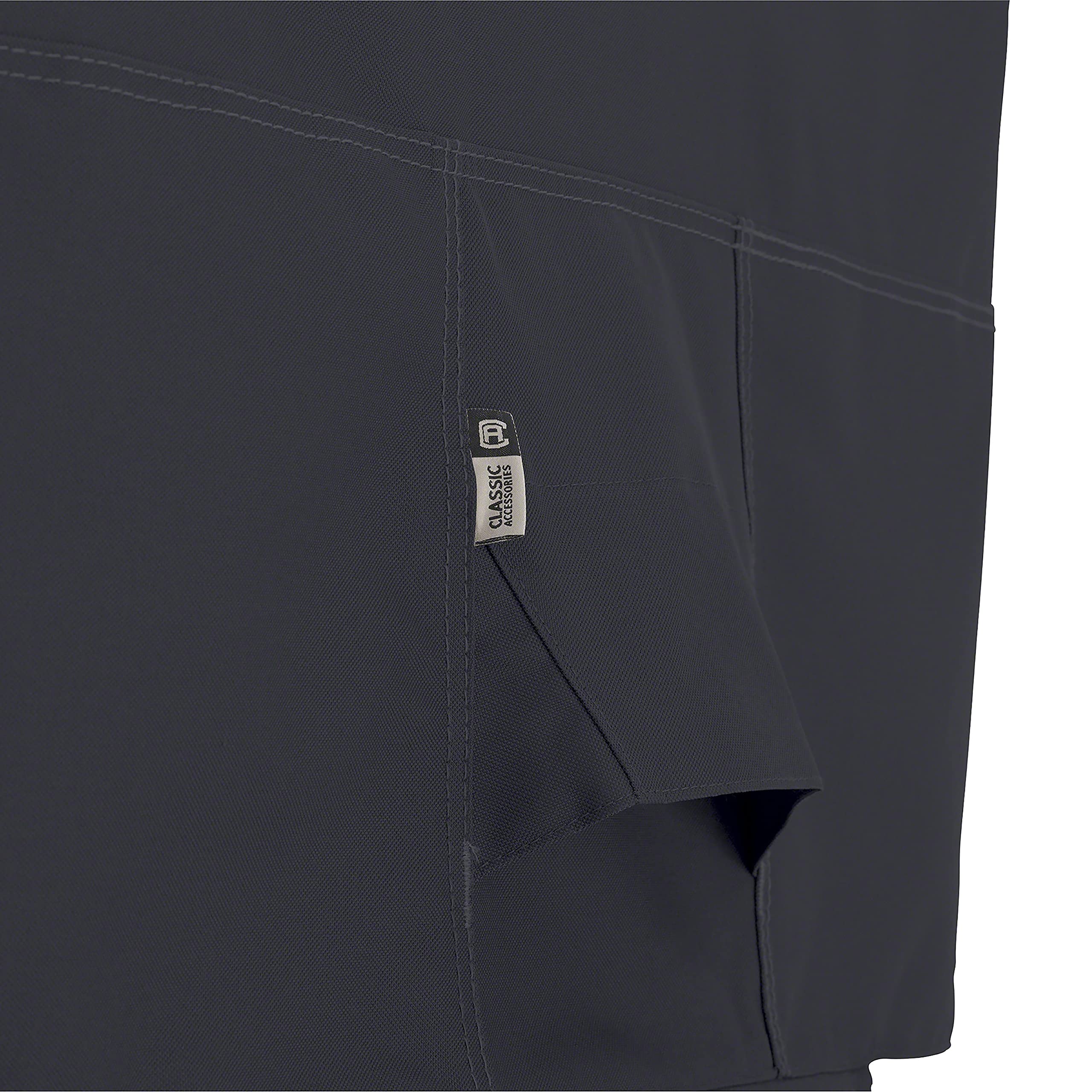 Classic Accessories Ravenna reinforced padded handles enable easy removal