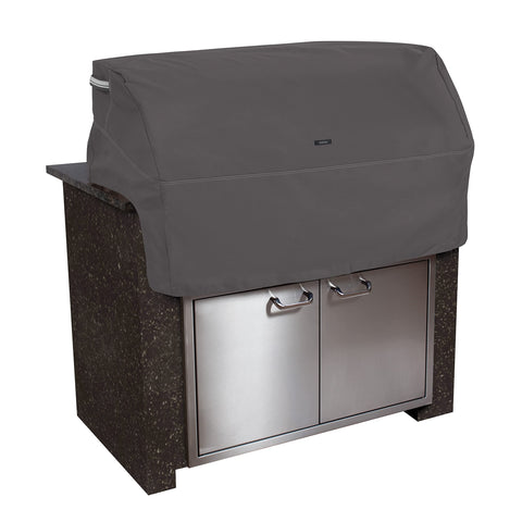 Classic Accessories Ravenna cover protecting 32-inch built-in grill top from weather
