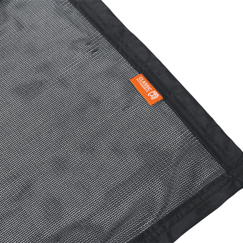 Classic Accessories universal-fit shade screen offers shade for outdoor seating areas.