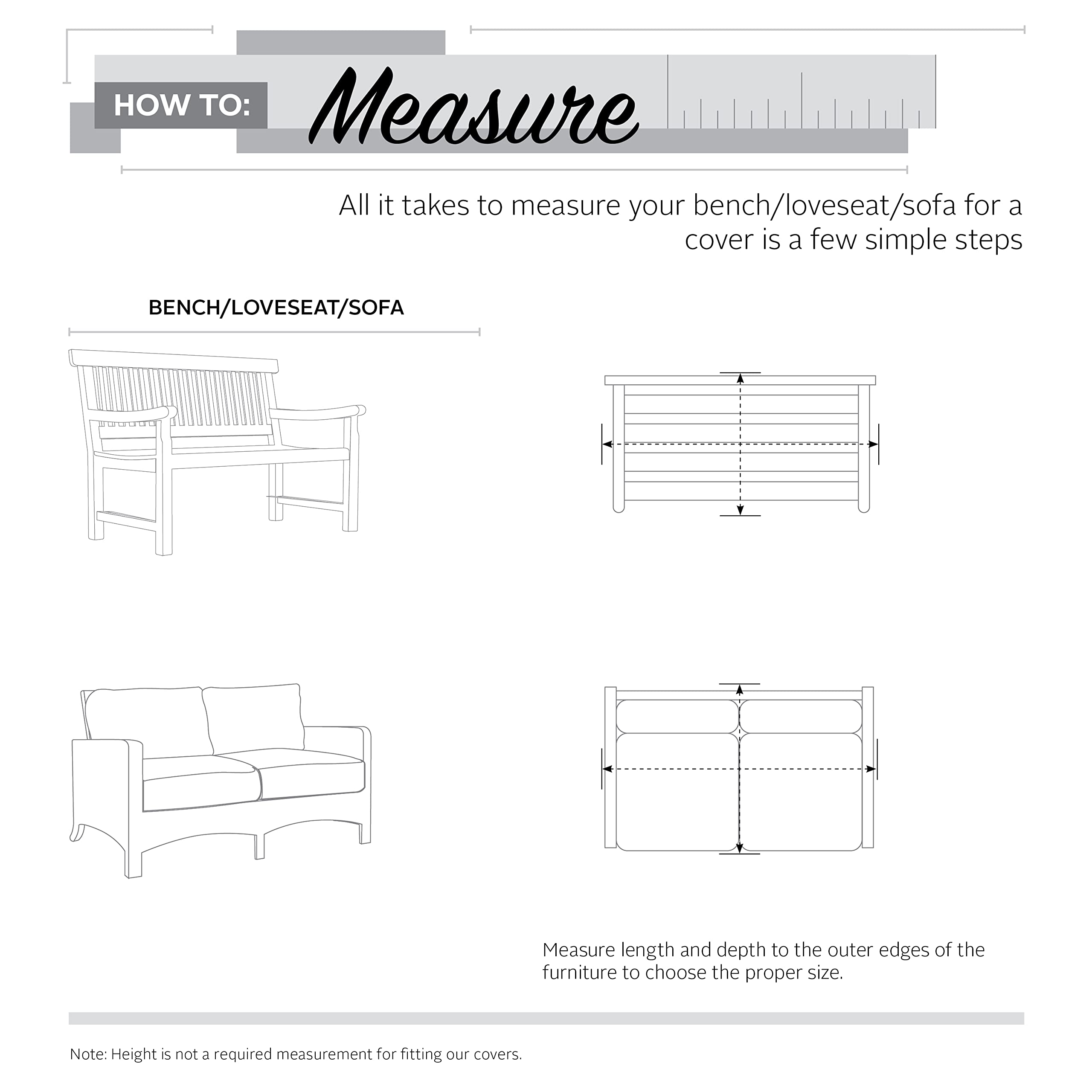 Click-close straps secure the Veranda cover on a windy day.