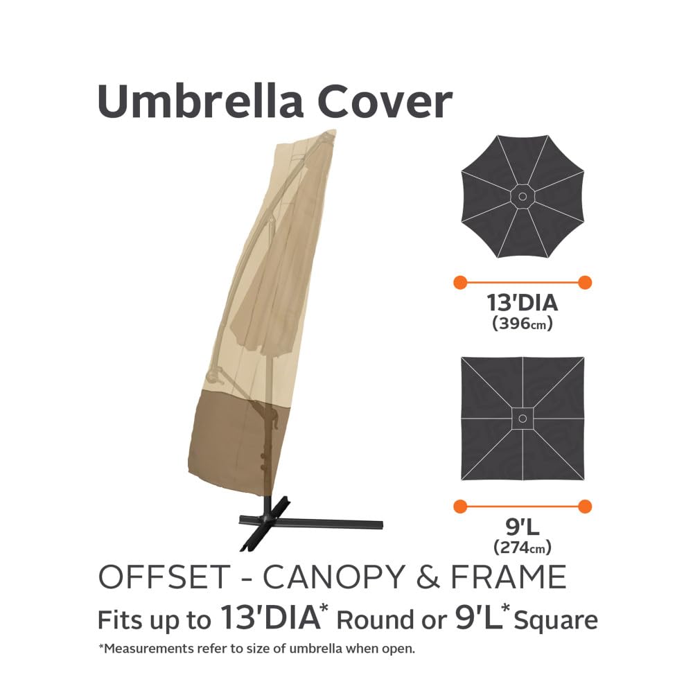 Classic Accessories Veranda water-repellent undercoating helps resist moisture during rain