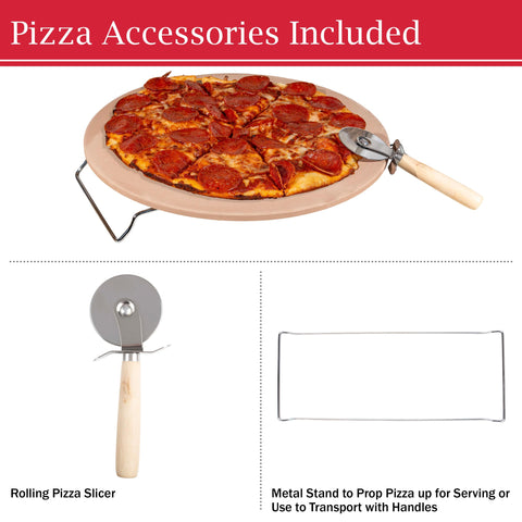 Classic Cuisine multipurpose baking stone suitable for bread and pies