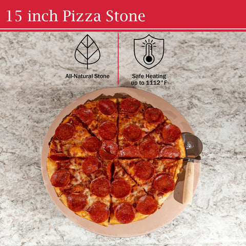 Classic Cuisine stone in oven provides even heat for browning