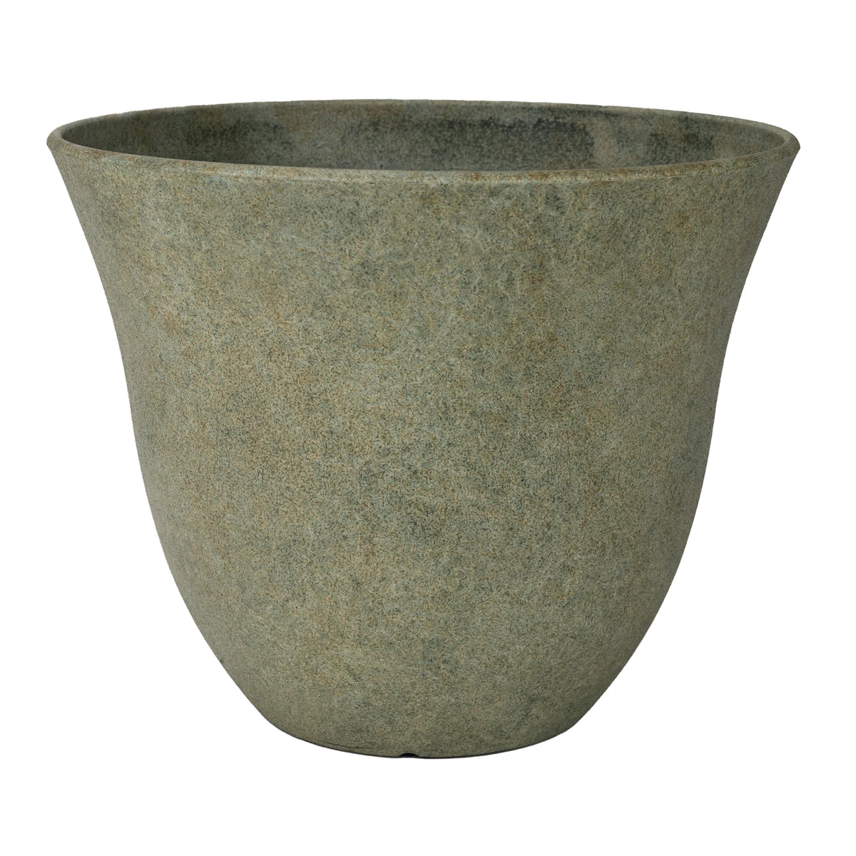 Classic Home & Garden Honeysuckle resin planter with fossil finish; stylish outdoor or indoor display.