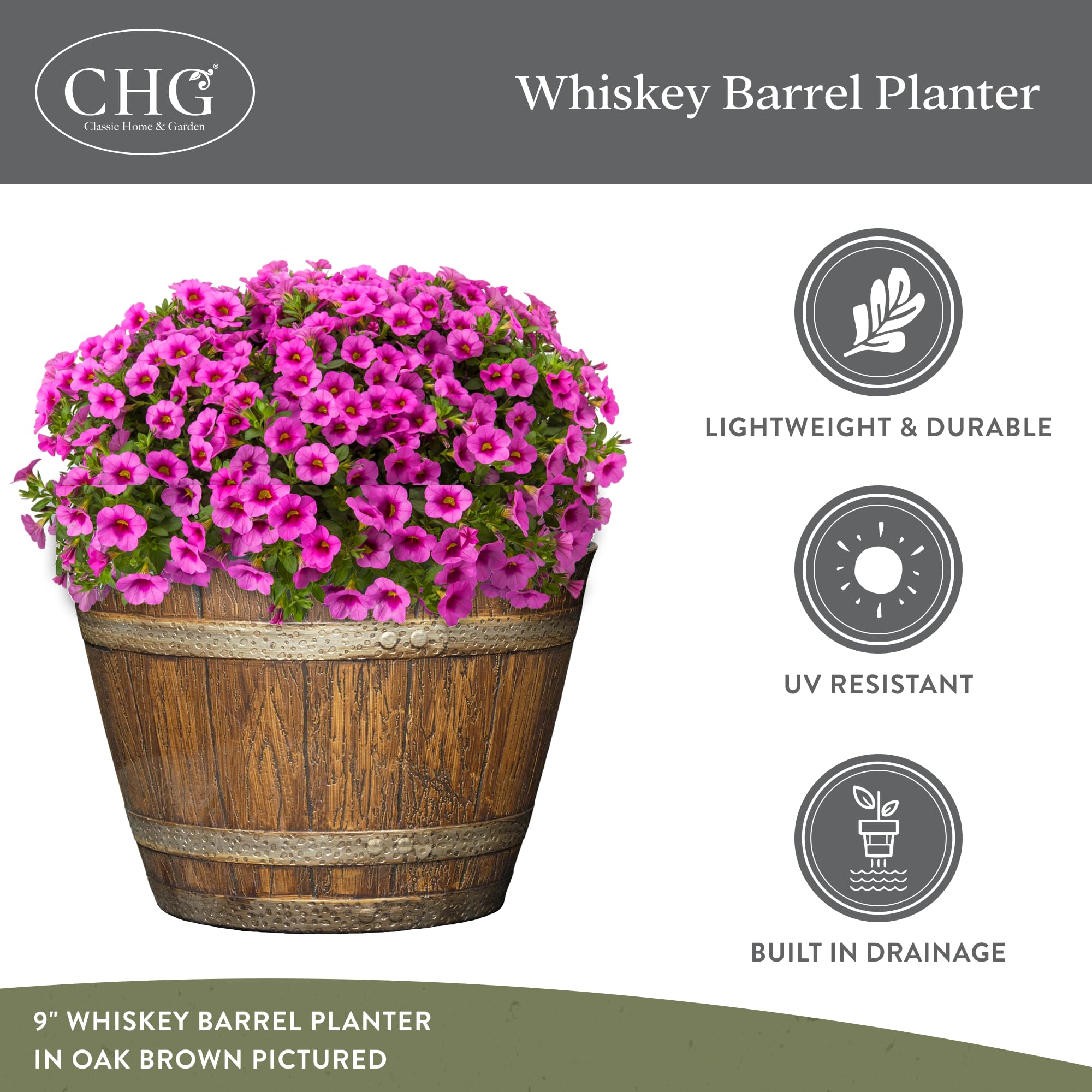 Indoor planting use for flowers, herbs, or small vegetables.