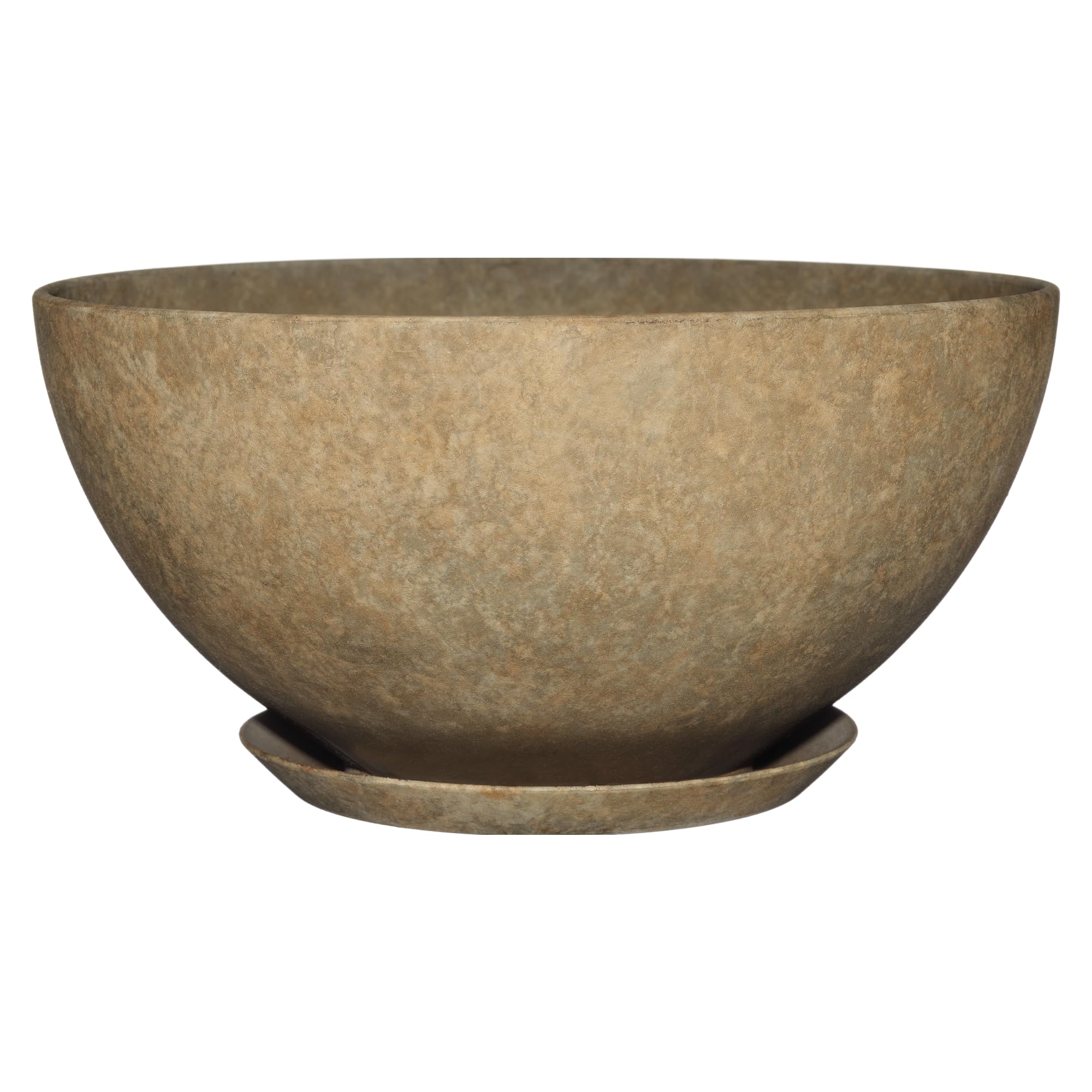 Classic Home & Garden Rosie planter with drainage, 10in Earth, ideal for small indoor plants.