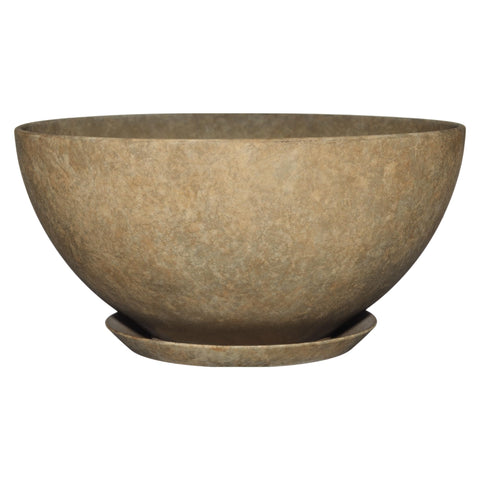 Classic Home & Garden Rosie planter with drainage, 10in Earth, ideal for small indoor plants.