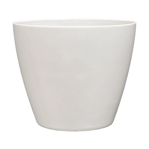 Classic Home & Garden Vogue planter with a hand-painted finish adds a stylish focal point.