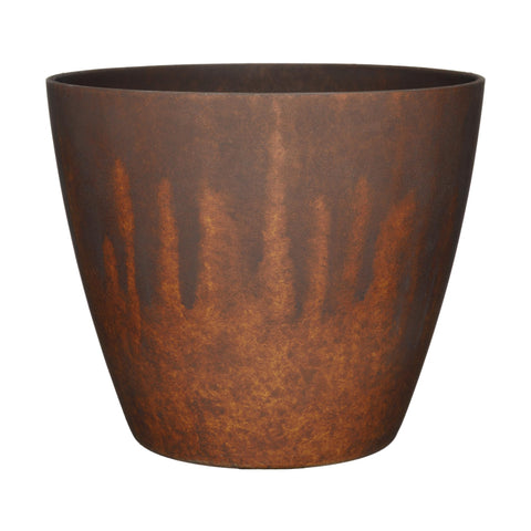 Classic Home & Garden Vogue Planter with hand-painted pottery-like finish for porch decor