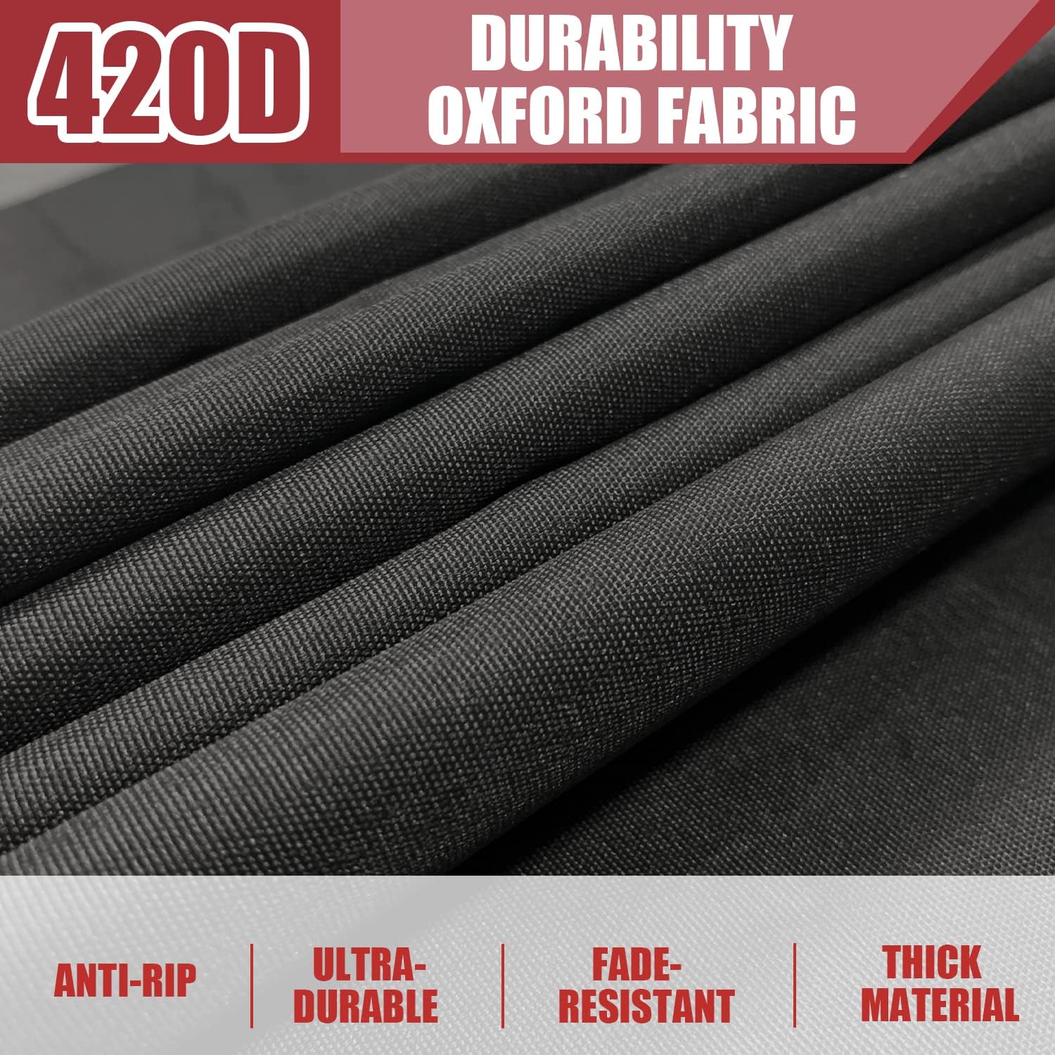 ClawsCover heavy-duty oxford fabric delivers durable all-weather protection.