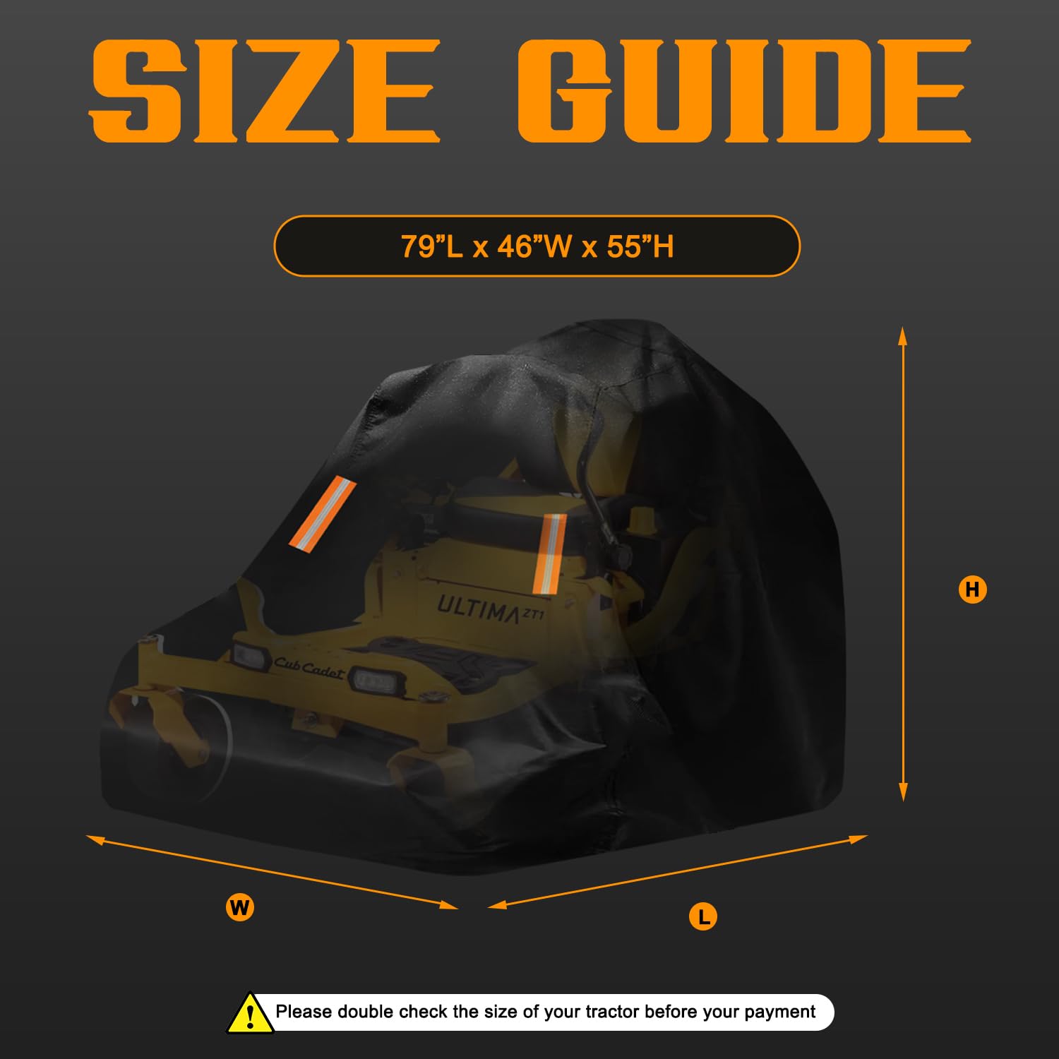 ClawsCover includes windproof buckle strap for secure installation.