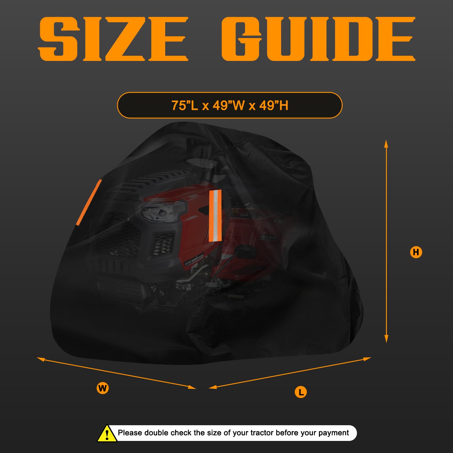 ClawsCover reflective strips increase night visibility for safety.