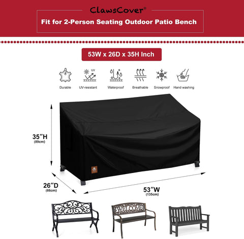 ClawsCover waterproof PU coating shields against rain and debris.
