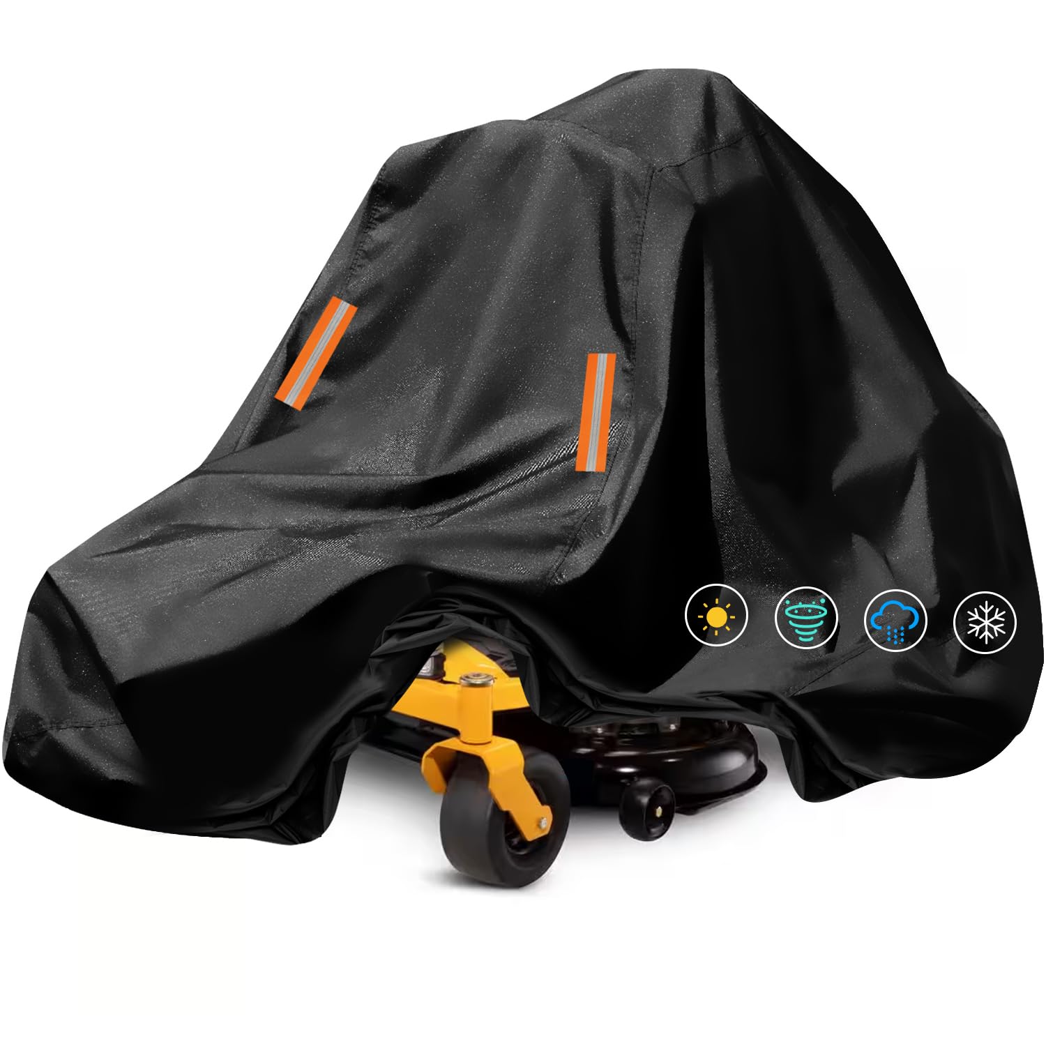 ClawsCover zero-turn mower cover dimensions protect large decks from weather.