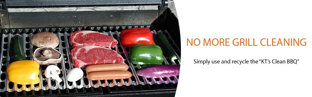 Clean BBQ portable 24-sheets pack ideal for travel grilling