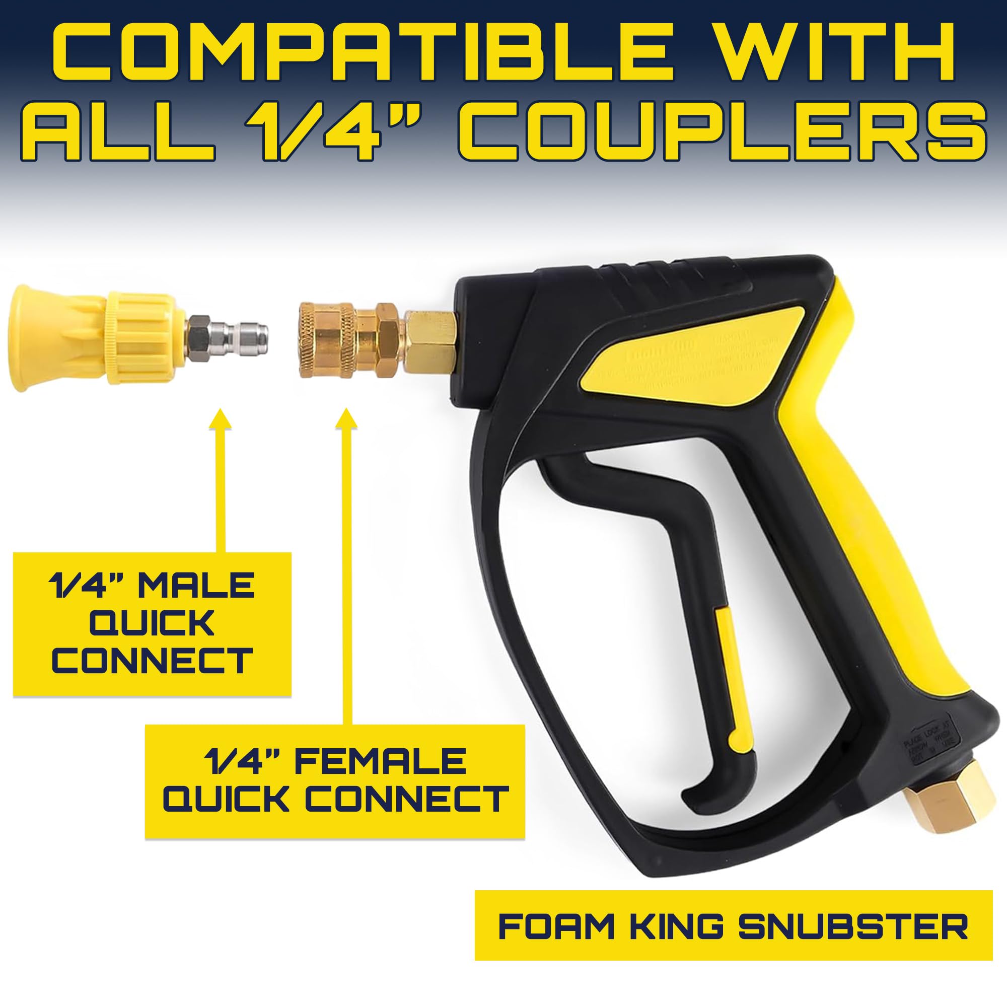 Universal compatibility with Snubster and 1/4 inch couplers for flexible use