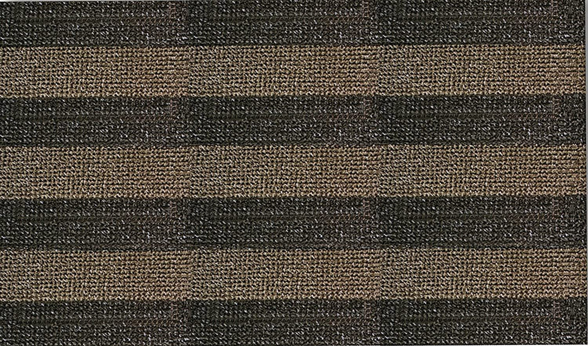 Clean Machine AstroTurf Dirt Trapper Doormat in desert taupe patio stripe for cleaner entryways